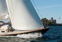 Sailing in Newport Harbor, Rhode Island